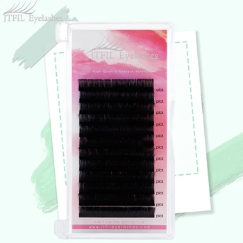 

Mixed Eyelash Extension 100% Handmade Natural Soft False Lashes Wholesale Mink Fake Eyelashes Supplies 12lines JTFIL eyelashes