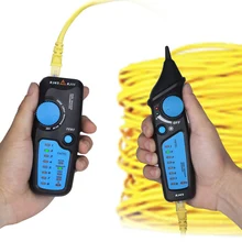 FWT81 Электрический тестер линии Finder RJ45 RJ11 телефонный провод Сети LAN ТВ кабель трекер J99Store