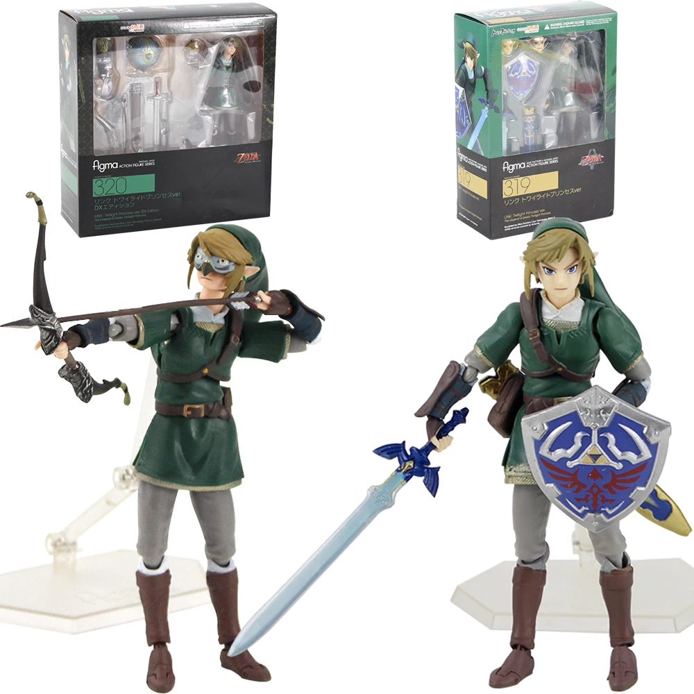 Anime 319 The Legend of Zelda LINK Twilight Princess PVC Action Figure Status NB