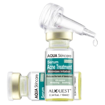

AuQuest High Moisturizing Regulate Oil Acne Treatment Anti-Wrinkles Anti-Aging Face Lift Whitening Skin Care Serum 10Ml 2Pcs