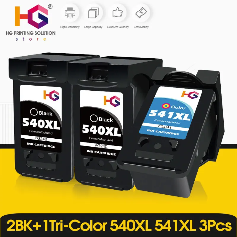 Cartuccia Di Inchiostro Di Ricambio Pg540 Cl541 Cl-541 Per Canon 540Xl 541Xl Pg 540 Per Pixma Mg4250 Mg3250 Mg3255 Mg3550