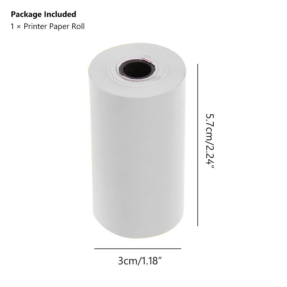 Sticker Paper Thermal Sticker Paper Printable Sticker Paper Thermal Paper With Self-adhesive Printable Sticker Paper Roll For PeriPage A6 Pocket PAPERANG P1/P2