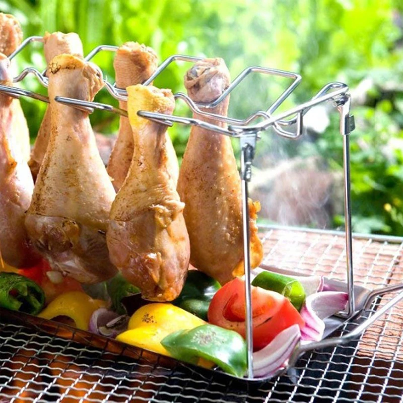 Подставка для крыльев курицы из нержавеющей стали многофункциональный