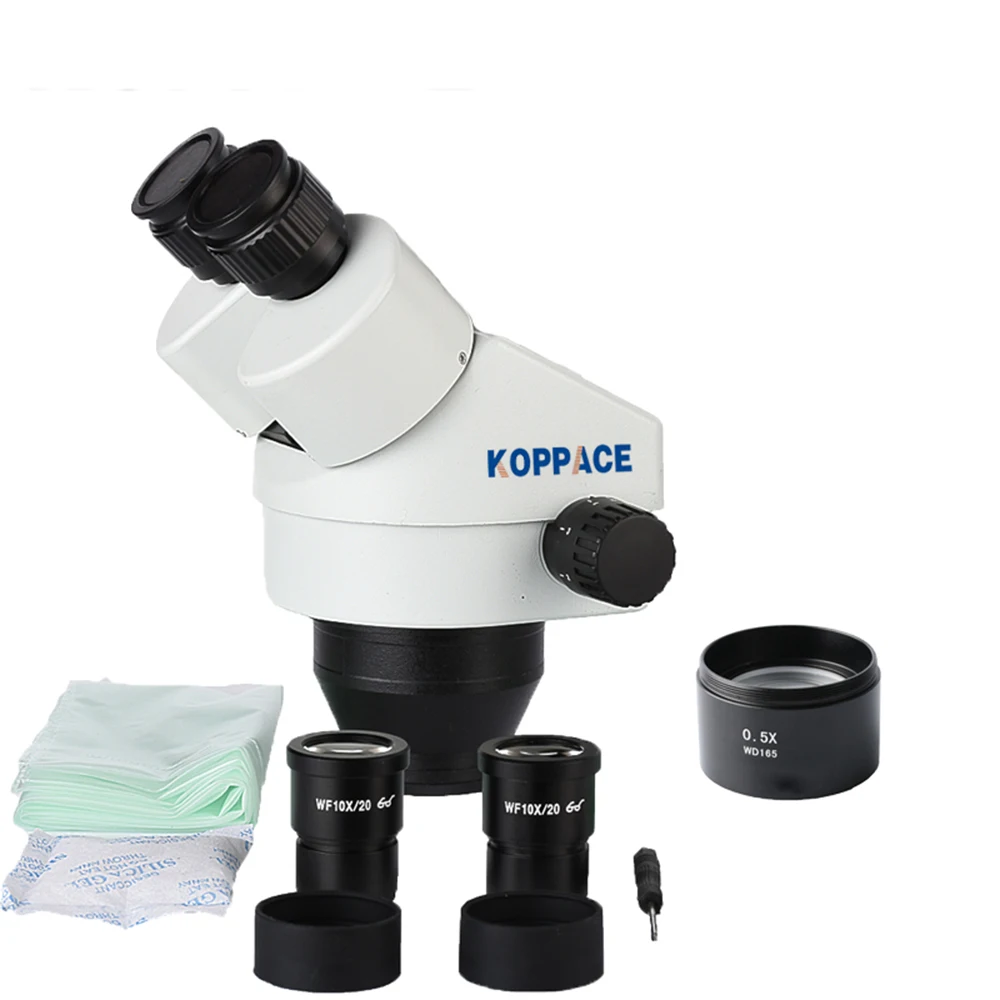  KOPPACE 3.5X-45X MagnificationBinocular Stereo MicroscopeWF10X/20Mobile phone repair microscopecont