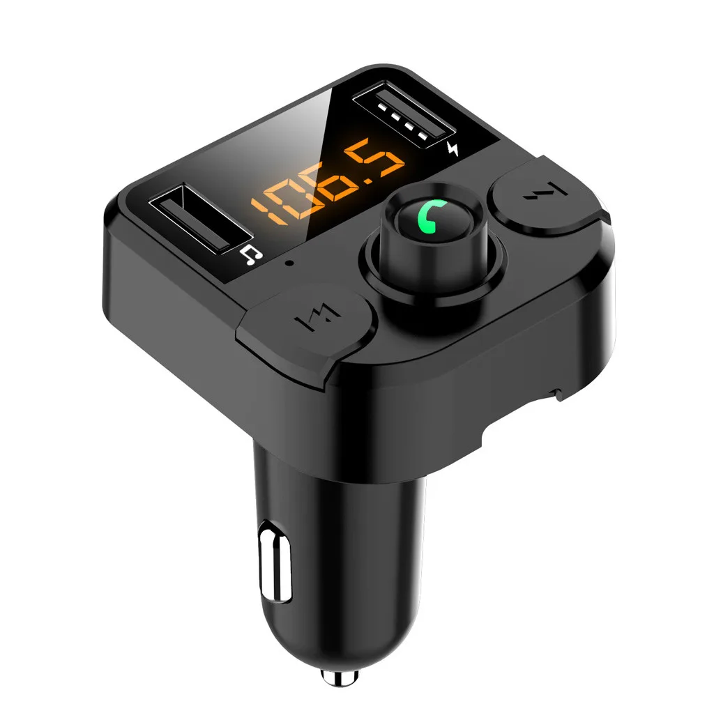 BT36B Bluetooth 5,0 автомобильный комплект MP3-плеер fm-передатчик с USB зарядное устройство для устройства Handsfree A2DP функция светодиодный дисплей fm-плеер# P10