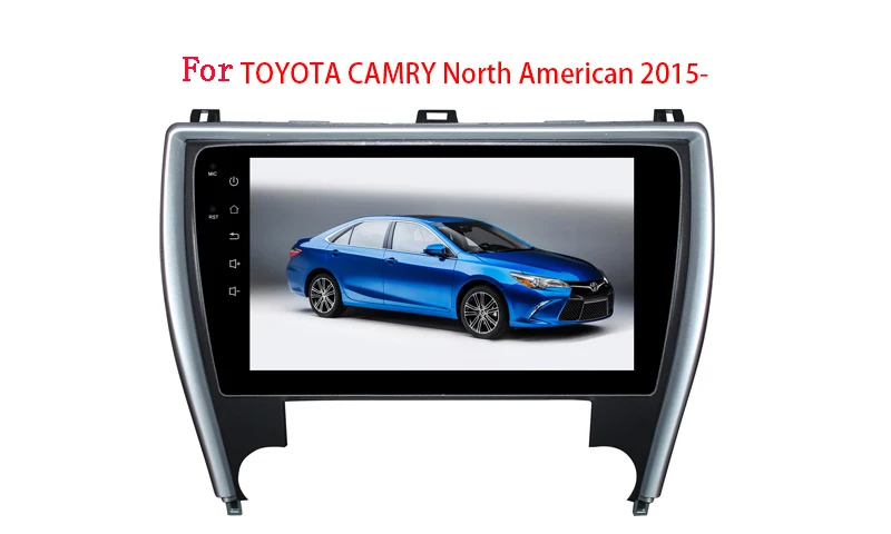 Top 10.1" touch button android 9.0 car dvd gps player for toyota Camry American car dvd player 2015-2017 with gps navigation wifi 5