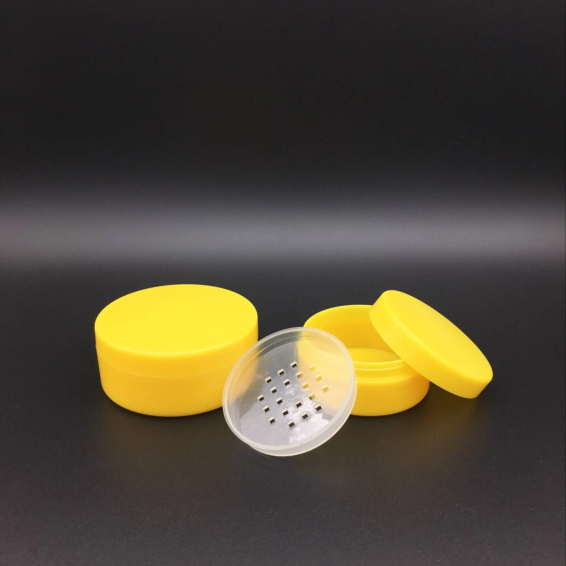 30g 50g Empty Loose Powder Pot Plastic Clear Reusable Empty Loose Powder Box Makeup Cosmetic Container 3