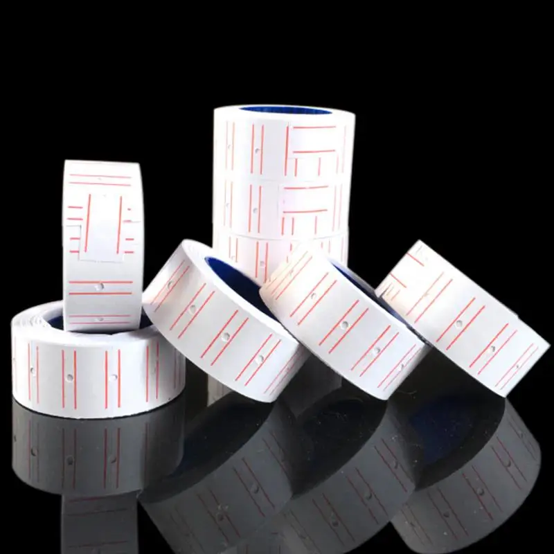 

White Box Label Price Price Labels Gun Case Glue Sticks Bulk for Price Tags White Boxes MX-5500 10 Rolls Box Labels
