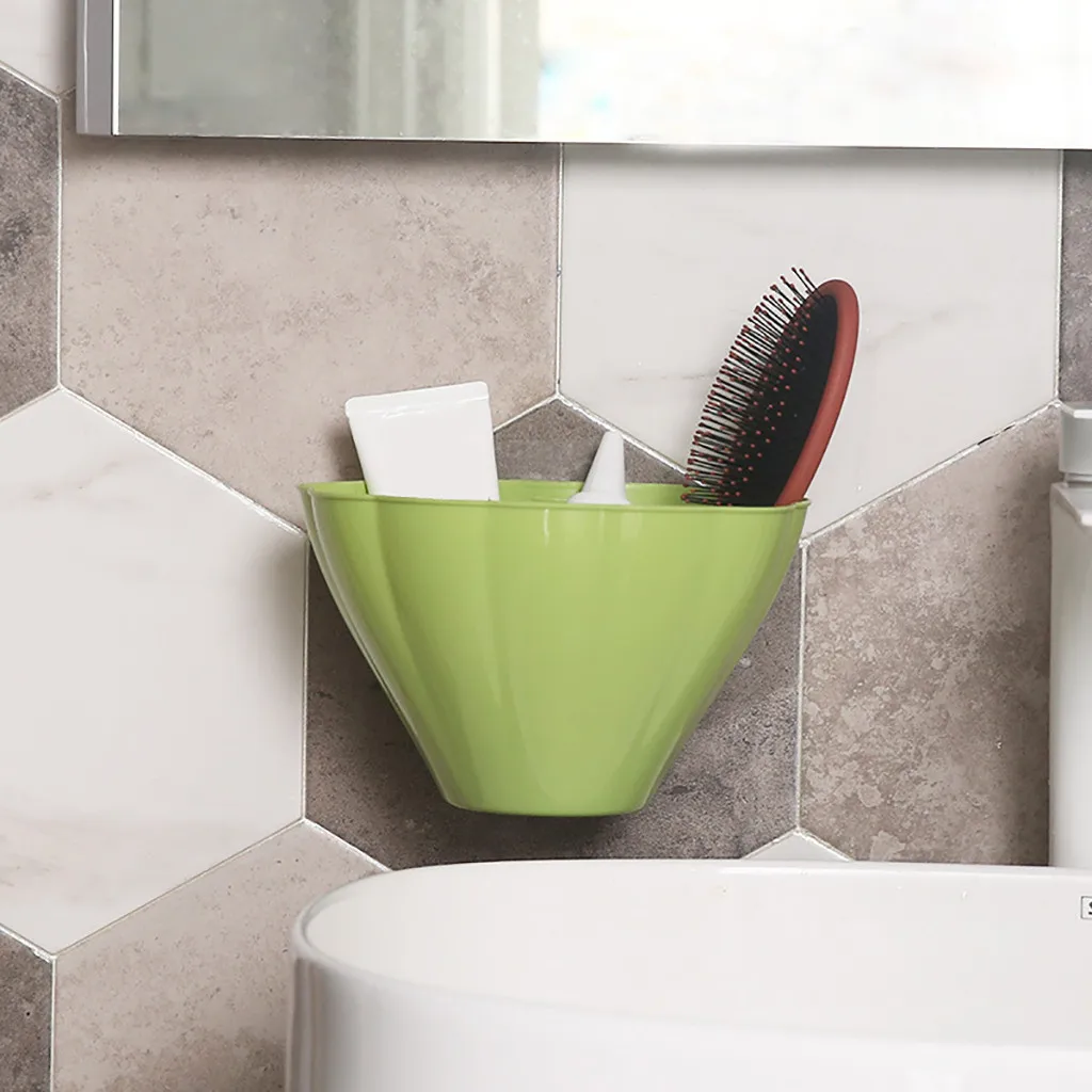 Folding Waste Bin Kitchen Cabinet Door Hanging Trash Bin Trash Can Wall Mounted Trashcan For Bathroom Toilet Waste Storage