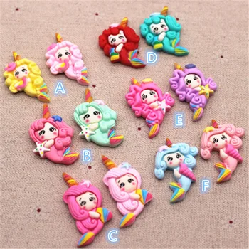 

10pcs Mixed Kawaii Cartoon Girls Resin Flatback Cabochon Charms DIY Decoration Hair Clip Crafts,about 22*35mm