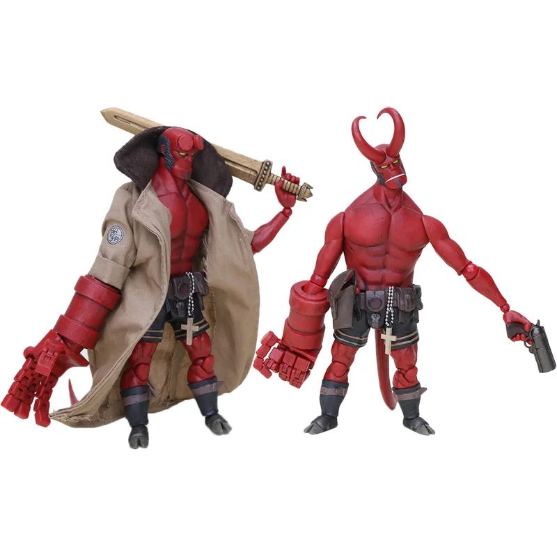 

17CM Hellboy Demon of Hell PVC Action Figures Model Collectible Toys