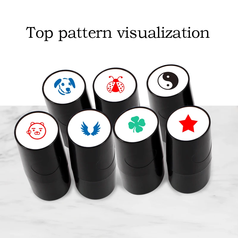 Name Stamp Golf Ball Stamper Stamp Marker Impression Seal Quick-dry Plastic Multicolors Golf Accessories Symbol For Golfer Gift