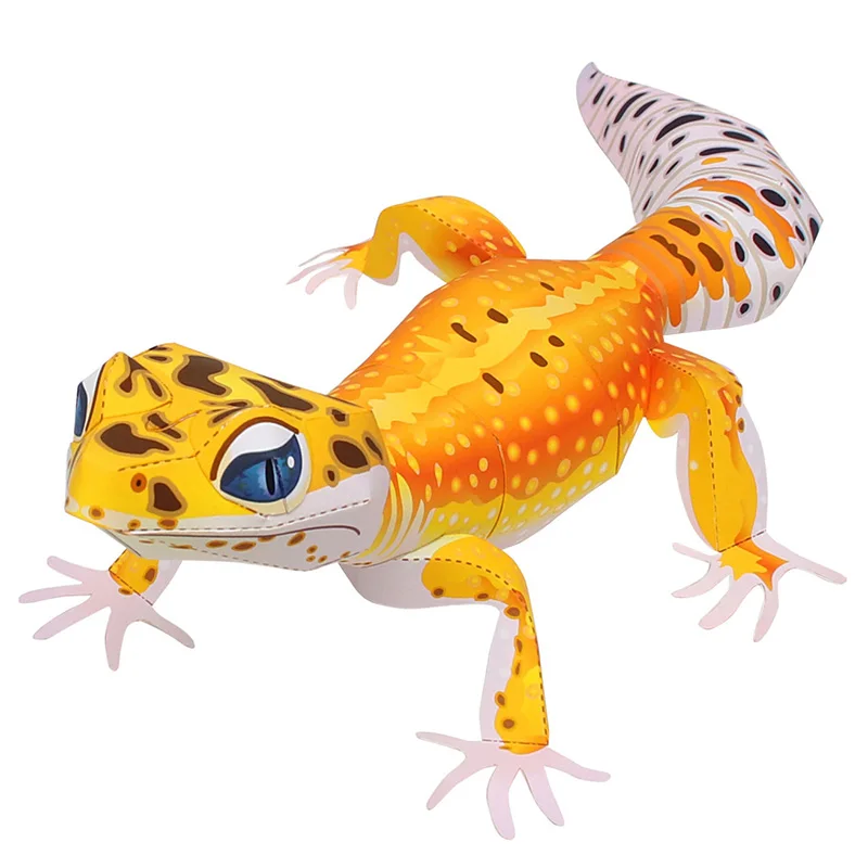 Reptile series leopard gecko cute drawing Step by step guide to draw cute geckos