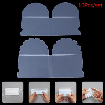 

10pcs New Arrival Practical Dustproof Folder Container Foldable Disposable Windproof Face Masks Storage Box Organizer