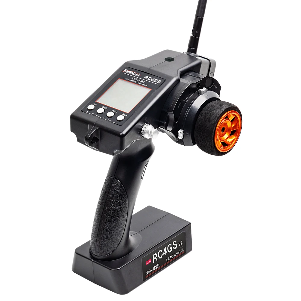 400m distance Original RadioLink RC4GS V2 2.4G 4 channel car controller