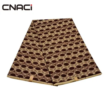 

CNACI 6 Yards Ghana Wax Print Fabric New Pattern Veritable Wax African Ankara Fabrics Tissu Polyester Wax African Batik Fabric