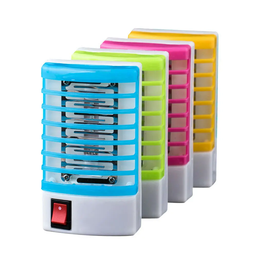 Electric Anti-mosquito Lamp Silent Energy-saving LED Killer Trap EU/US Plug Socket Mosquito Fly Bug Insect Trap Killer Light