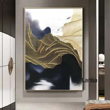 

Home Room Decoration Poster Modern Abstract Canvas Painting Wall Art Printings for Interior Loft Decor Big Picture Frameless