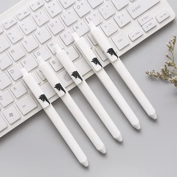 

Creative press neutral pen cute cat student pen 0.5mm black pen, office supplies