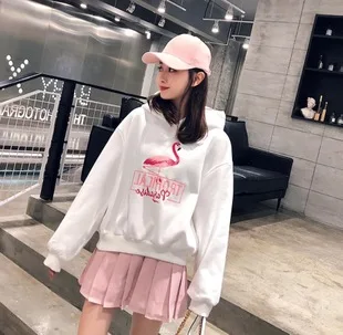 Shellsuning/Женская толстовка с буквенным принтом Harajuku Женская капюшоном