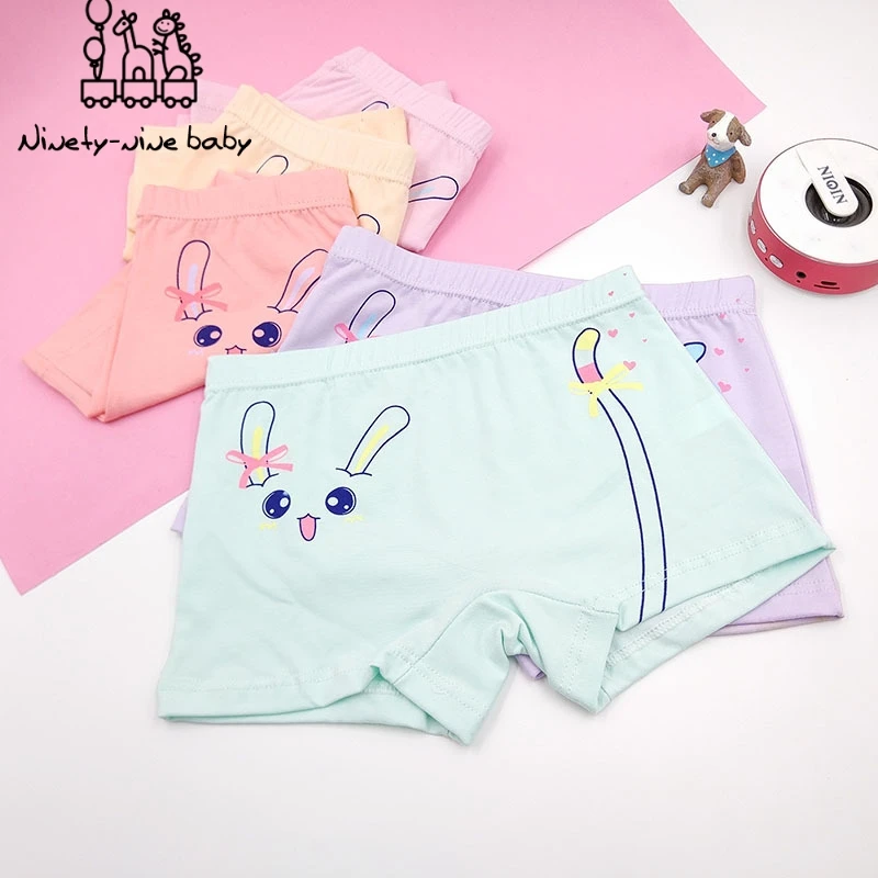 randomly 5pcs 5 шт./партия, детские трусики для девочек, детские трусы, детские короткие трусы, милые трусики с рисунками, детское нижнее белье, одежда для малышей - Цвет: randomly 5pcs