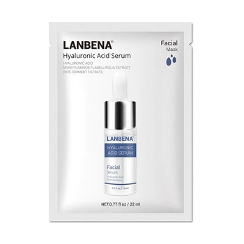 

LANBENA Hyaluronic Acid Sheet Face Mask Moisturize Whitening Anti-Aging