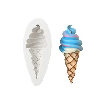 

Mini ice cream chocolate cone chocolate mold silicone mold baking tool fondant cake decorating molds sugarcraft tool