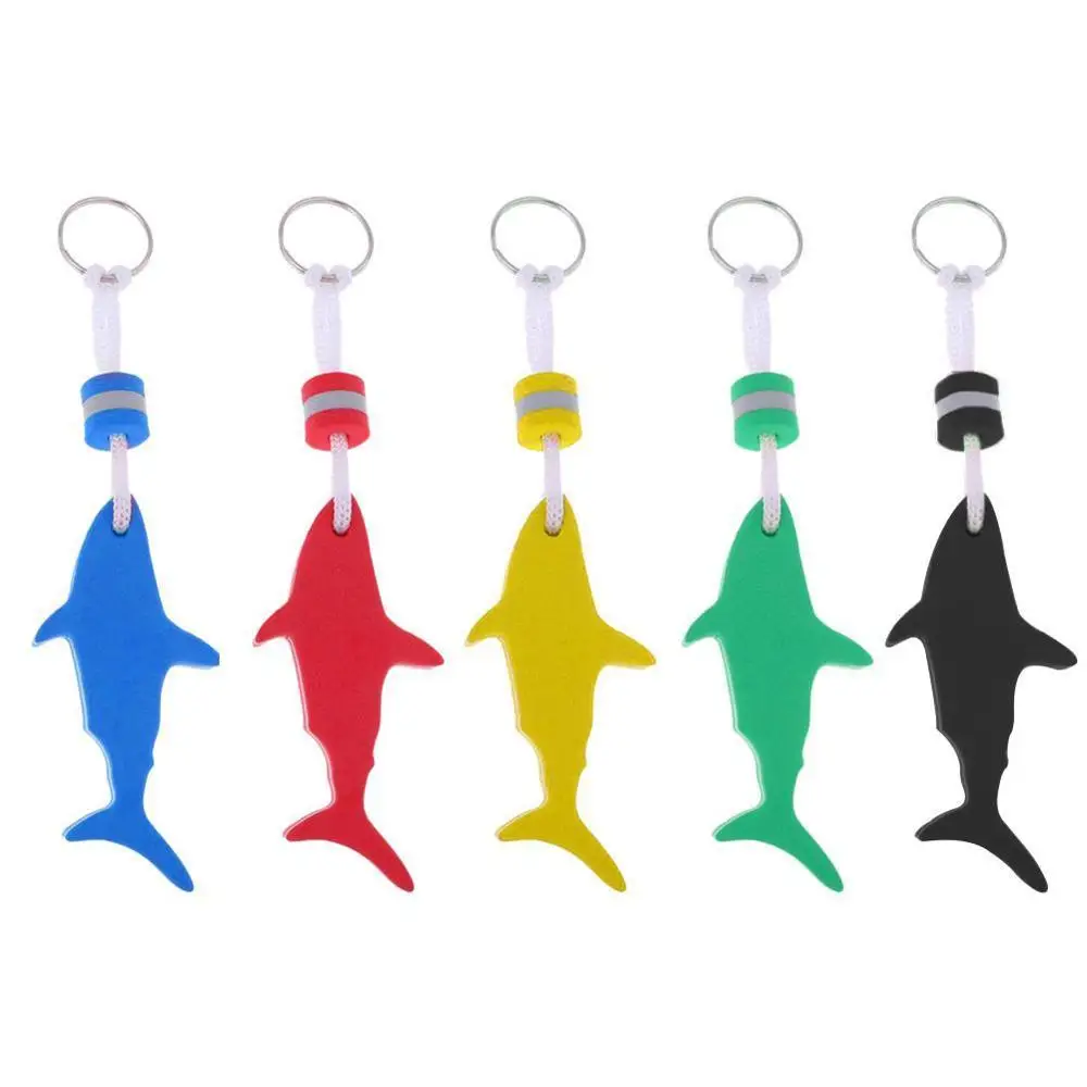 1 шт. брелок в виде акулы плавающий буй для ключей держатель дайвинга путешествий