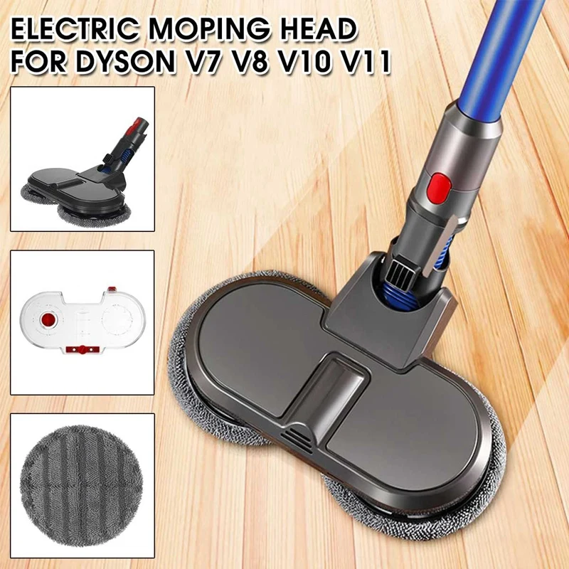 For Dyson Vacuum Cleaner V7 V8 V10 V11 Mop Head Brush Replacement Parts 4Cleaning Cloth Electric Mopping Vacuum Brush Water Tank