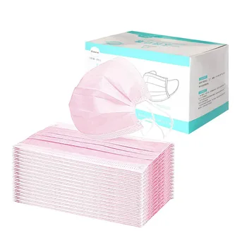 

50pcs Disposable Mask PM2.5 Wind Mist Pollution Protection Filter Print In Stock Facemask Disposable Facemask For Adults Mask