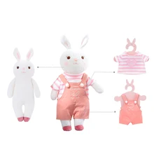 Metoo Angela Dressup кукла набивные плюшевые игрушки животные Дети Игрушки для девочек Дети Мальчики Kawaii ребенок мультфильм кролик, мягкие игрушки