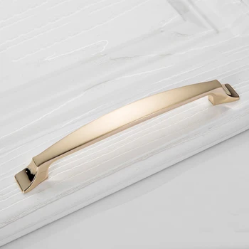Gold Door Handles Wardrobe Drawer Pulls Kitchen Cabinet Knobs And Handles Fittings For Furniture Handles Hardware Accessories