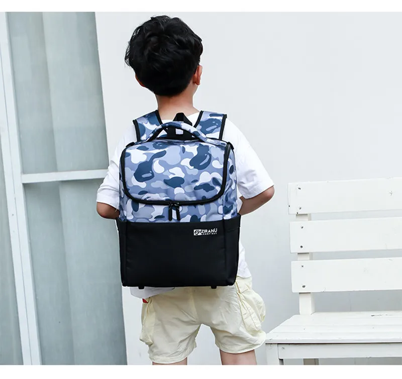 Высокое качество 2/6 колеса съемные детские школьные сумки школьный ранец на колесиках камуфляжная багажная сумка рюкзак для мальчиков и девочек книга рюкзак