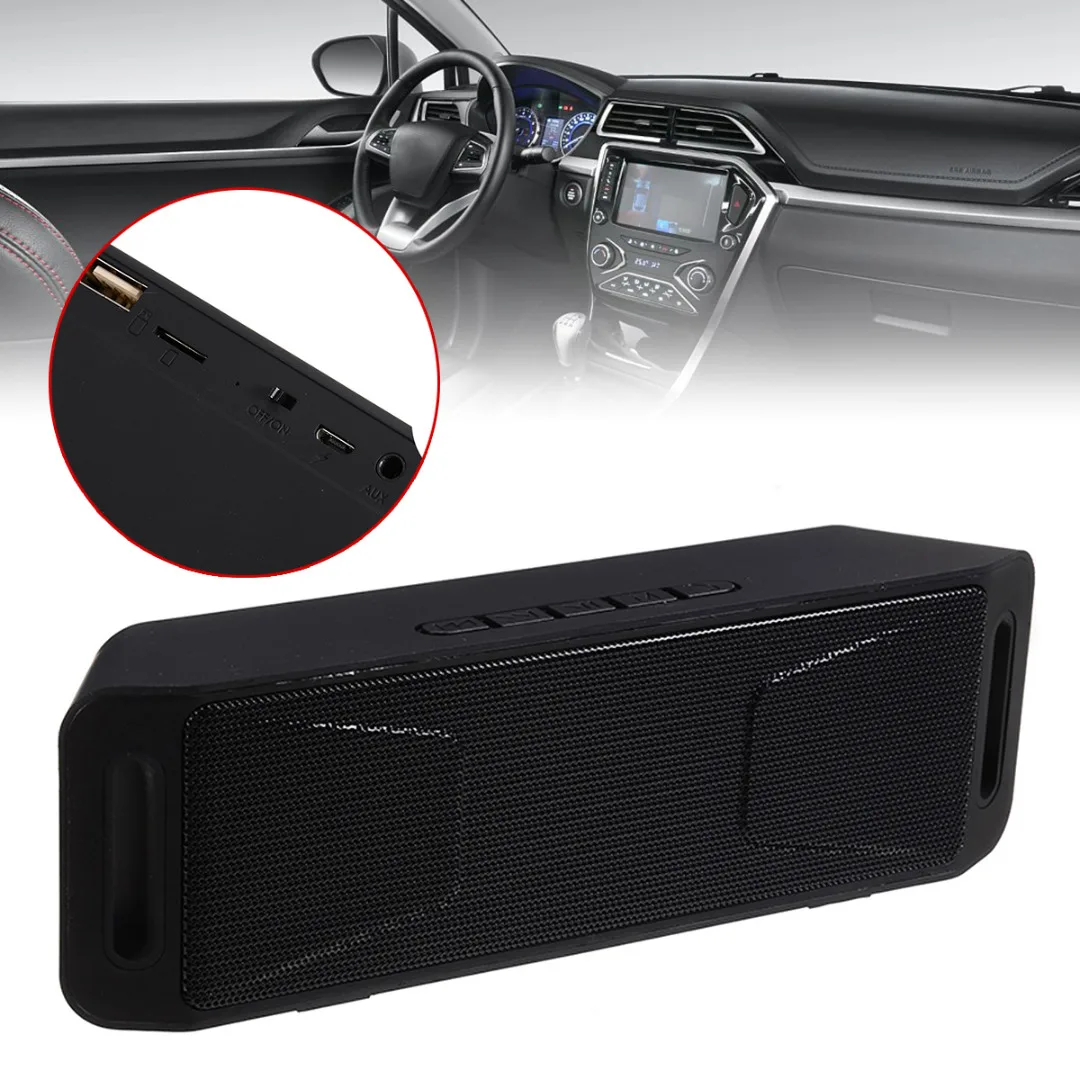 1 шт., 6 цветов, автомобильный беспроводной USB bluetooth динамик, портативный мини музыкальный плеер для помещений/улицы, бас стерео для телефона, Hands Free