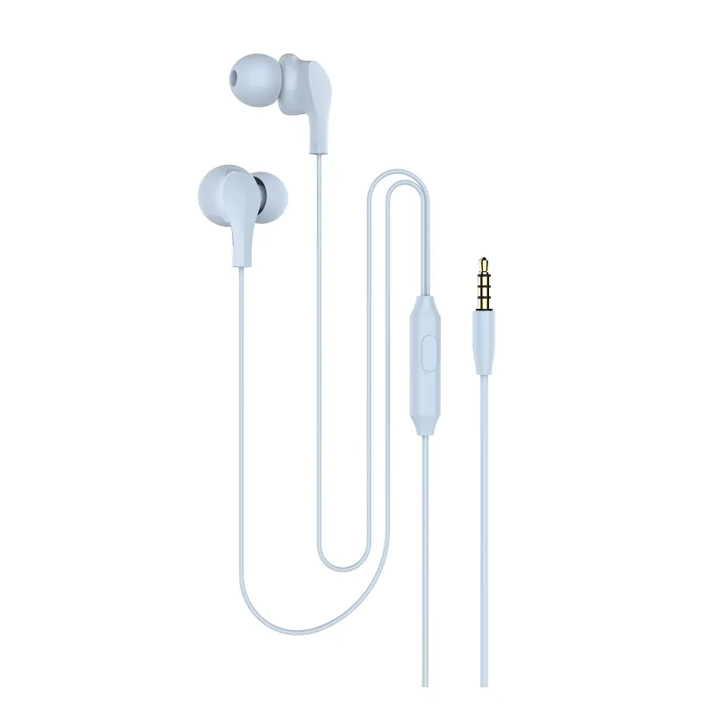 23D Stereo Bass Music Earphones Earbuds in ear Flat Mouth Headset Noise Reduction Earbuds With MIC for iPhoneHuaweiXiaoSamsung