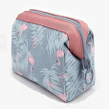Women Travel Animal Flamingo Make Up Bags Girl Cosmetic Bag Makeup Beauty Wash Organizer Toiletry pouch Storage Kit Bath Case 1
