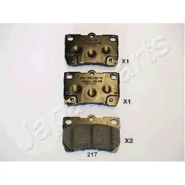 Колодки дисковые задние 88x15.5x58\ Lexus GS 450h/460/IS 2.5/2.2