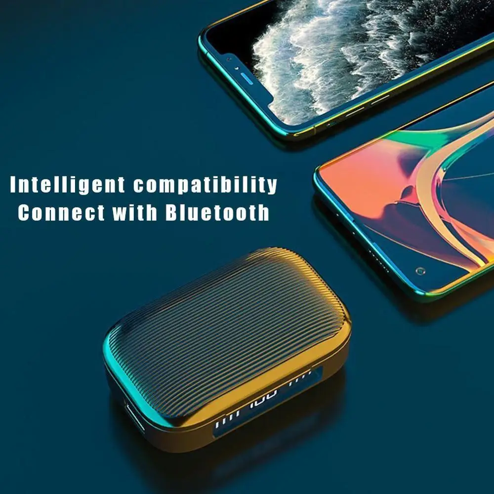 Wireless Bluetooth Earphone with Microphone Sports Wireless For Phone Control Waterproof Headsets Music Earbuds F9A5