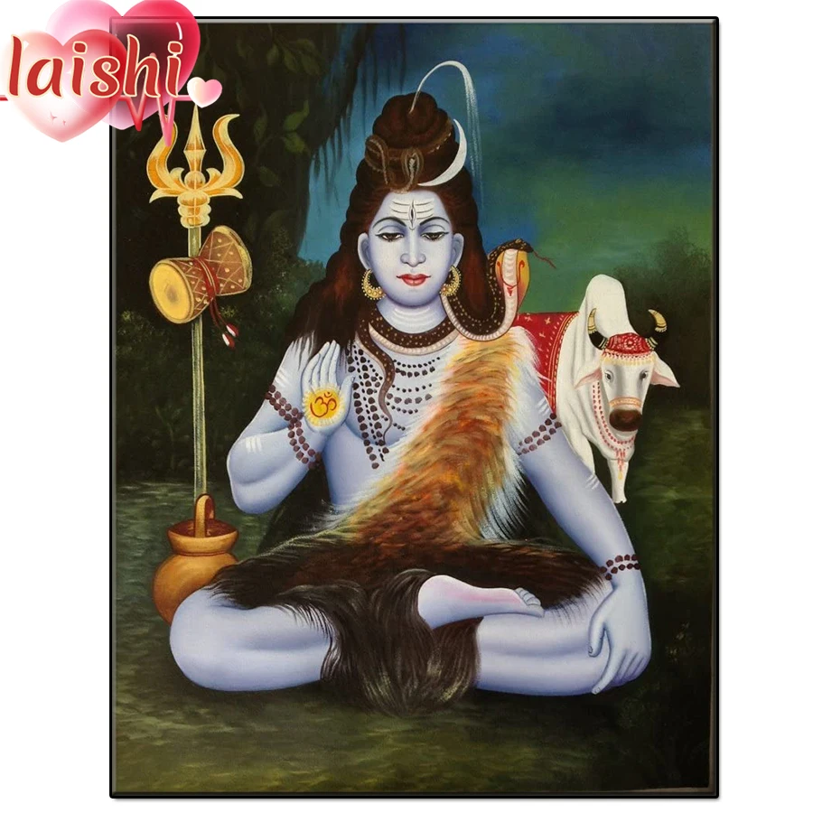 Hinduism shiva полноформатная алмазная живопись вышивка крестиком мозаика 5D сделай сам