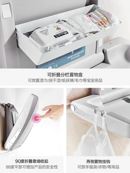 

Infant Nursing Table Folding Maternal And Infant Room Diaper Bed Wall-mounted Bath Operating Table