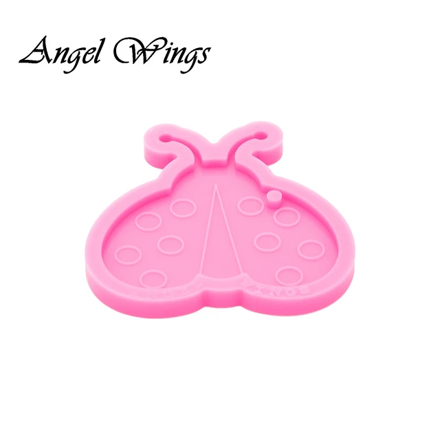 Fényes Gyanta2.2/2.9In Katicabogár Penész, Szilikon Rovar Kulcstartó Formák, Epoxi Penész Barkácsolás Nyaklánc Medál Ékszerek Dy0699 - Image 4