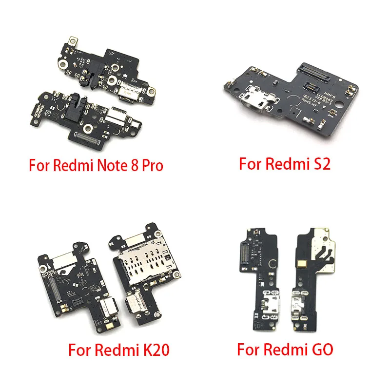 5 шт. плата зарядного устройства PCB Flex для Xiaomi Redmi K20 GO S2 7A Note 6 7 5A 5 Pro Global USB порт разъем док-станция зарядный ленточный кабель