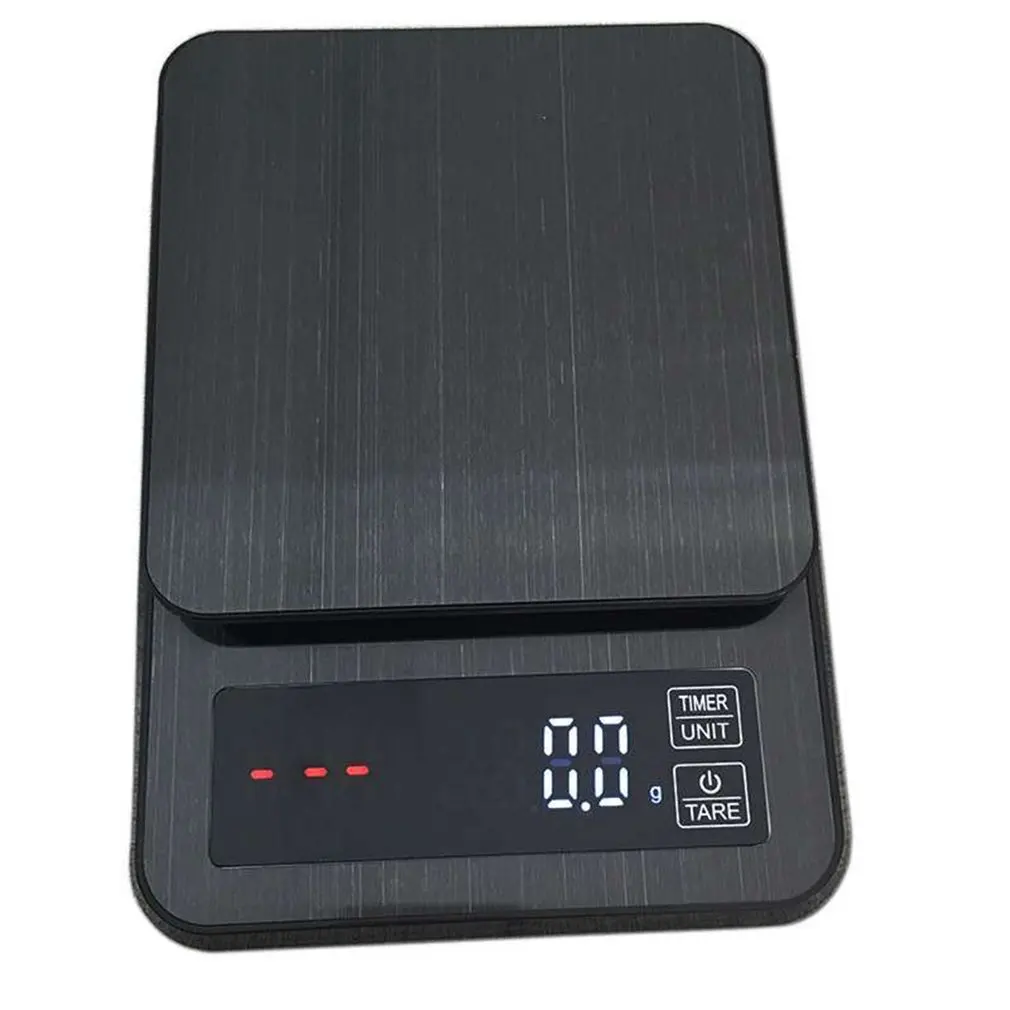 

Stainless Steel Timing Coffee Scale Electronic Scale Kitchen Scale Household Electronic Scale Kitchen Tools
