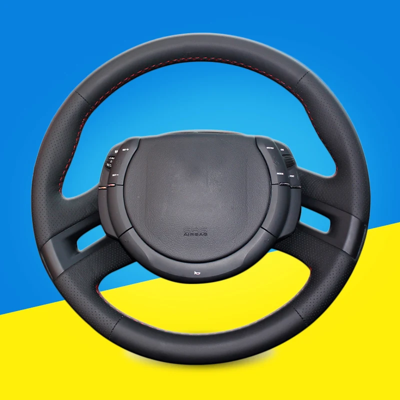 Оплетка на руль автомобиля для Citroen C4 Picasso 2007-2013 чехлы рулевого колеса кожаные