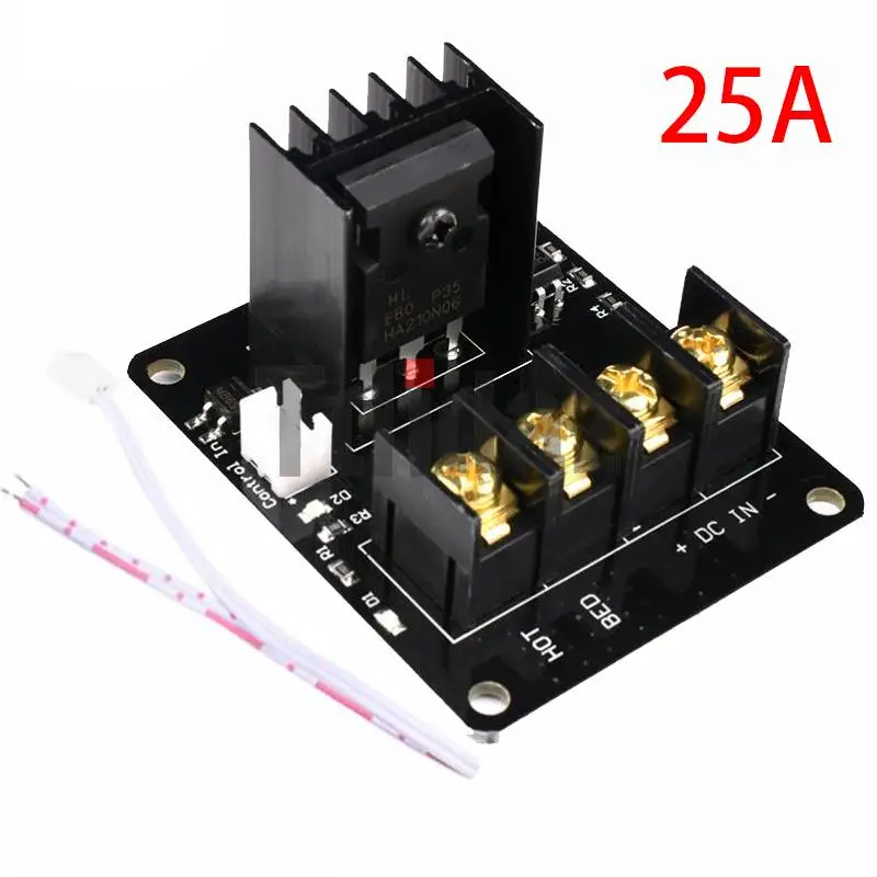 Jopto 3D Drucker Heizbett Power Modul, 25A – MOS Tube Board Für Beheiztes Bett | Kompatibel Mit Anet A8