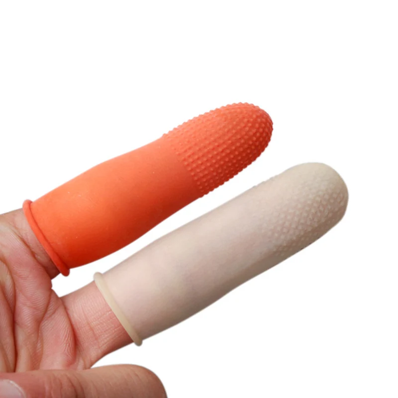 200 Stück Einweg-Latex-Gummi-Fingerlinge-Sets Fingerspitzen-Schutzhandschuhe 