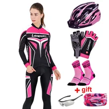 Осенняя Женская одежда для велоспорта с длинным рукавом, MTB Pro Team, Джерси, костюм для езды на велосипеде, дышащая одежда для велоспорта, женские комплекты для велоспорта