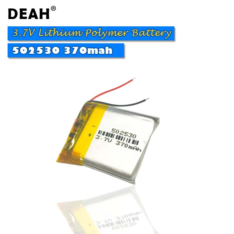 3 7 V Lipo cells 502530 370mah литиевая полимерная аккумуляторная батарея для MP3 MP4 MP5 GPS bluetooth