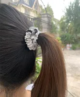 3PCS 100% Real Silk Hair Skinnies Scrunchie Set Elastic Band Ponytail Holders for Women Girls Silk Hair Ties Width 1.3cm - Image 5