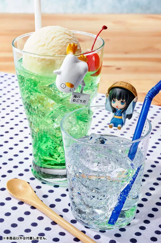 

Anime Garage Kit Gintama Tea Friends Series Capsule Toy First Bomb 8-Shower Earthwork Okita ShenWei Pendant Doll